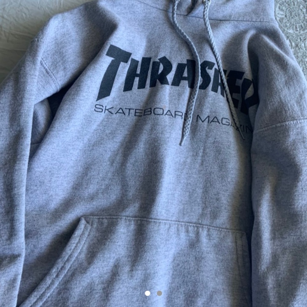 grey thrasher hoodie